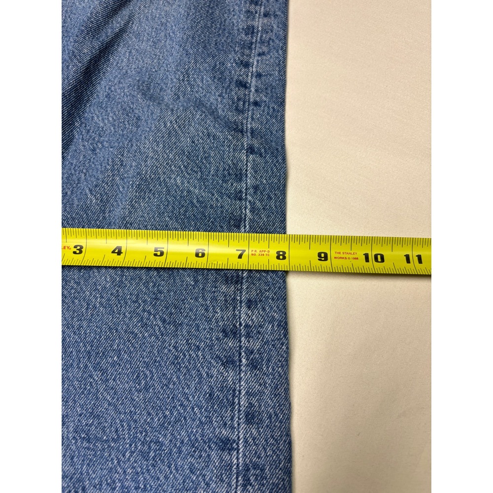 Levis Premium 501 Original Fit Jeans Womens W28 L30 Medium Wash Blue - Picture 12 of 14